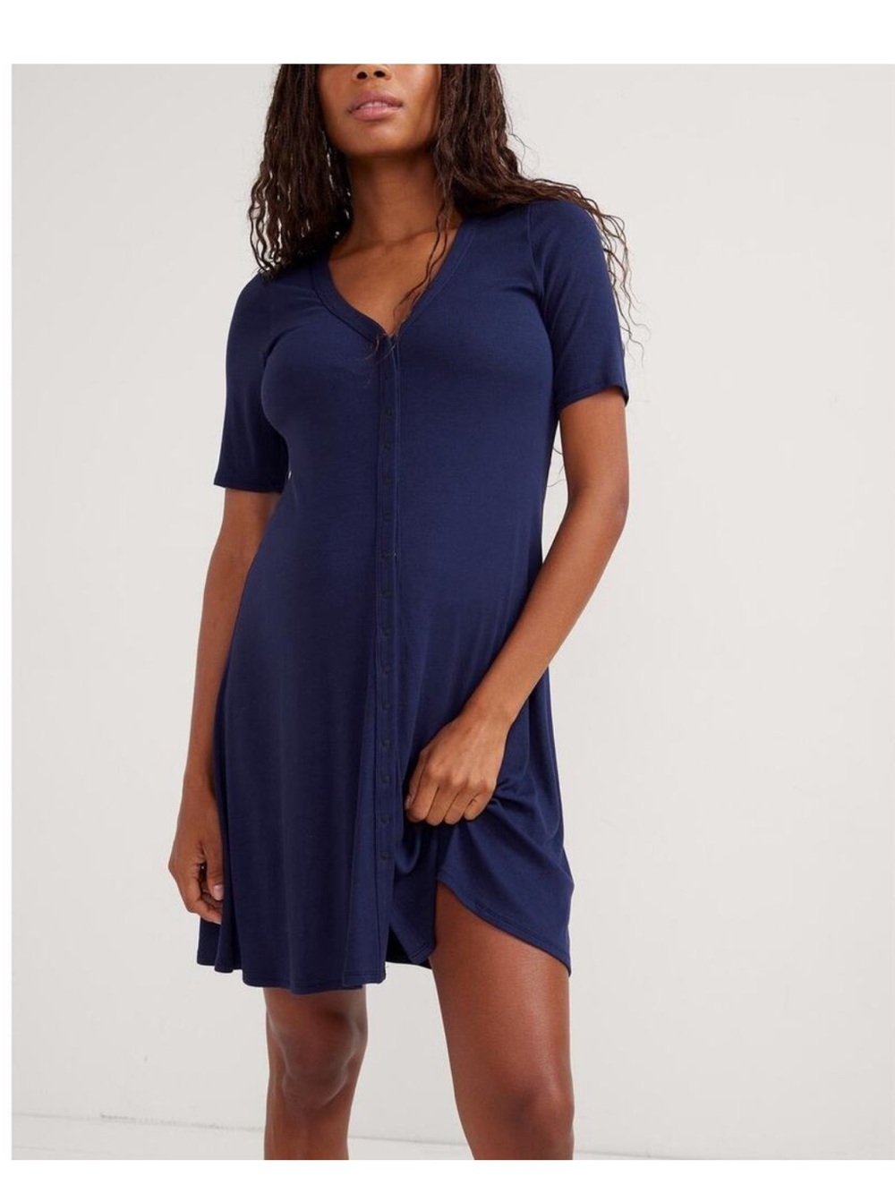 Hatch The Softest Ribbed Mini Dress
